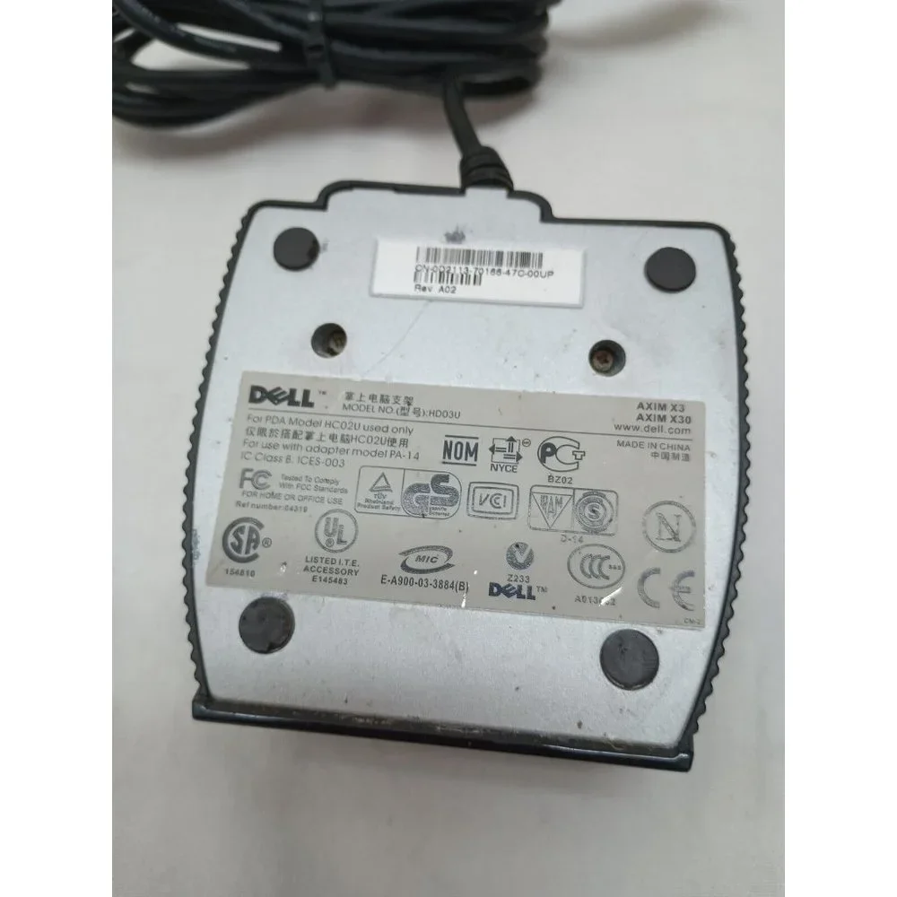 Dell (HD03U) USB Corded Docking Station/Cradle For PDA Model HC02U No AC Adapter